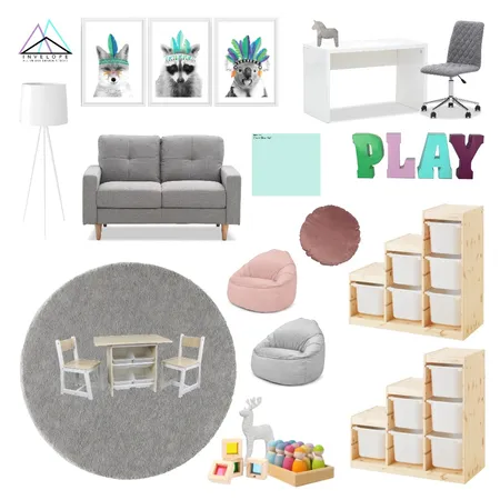 Perth Psychology Collective - Play Therapy Room Interior Design Mood Board by Invelope on Style Sourcebook
