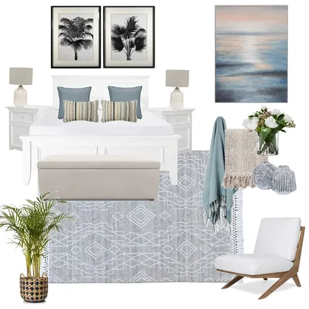 Mel's Bedroom Design Interior Design Mood Board by Eliza Grace Interiors on Style Sourcebook