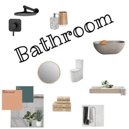 Natural Bathroom Interior Design Mood Board by 21breanar on Style Sourcebook