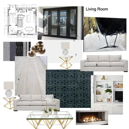 Living Room Interior Design Mood Board by Luisa Ottolino on Style Sourcebook