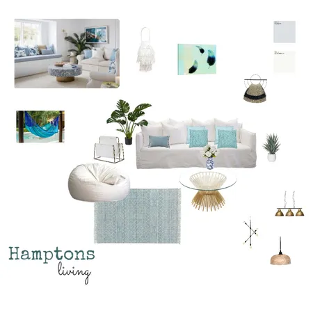 Hamptons livin' Interior Design Mood Board by Gayathri Kannan on Style Sourcebook