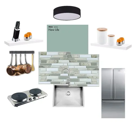 Kitchenette Interior Design Mood Board by Go Figure Creative Designs on Style Sourcebook