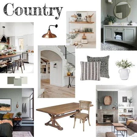 Country Interior Design Mood Board by Jacqui on Style Sourcebook