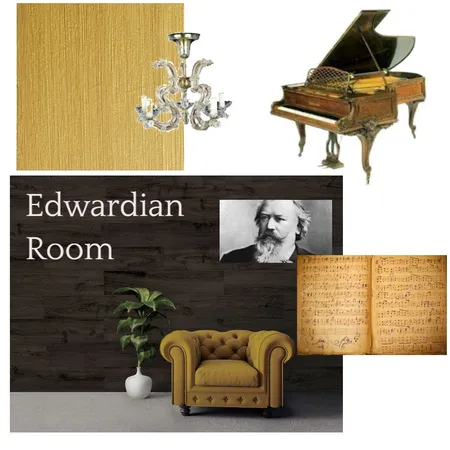 The Edwardian Room Interior Design Mood Board by Adrian Stead on Style Sourcebook