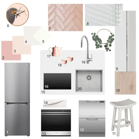 Kitchen sample board Interior Design Mood Board by AnjaDesign on Style Sourcebook