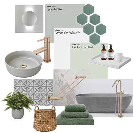 Bathroom Inspiration Interior Design Mood Board by designbykmc on Style Sourcebook