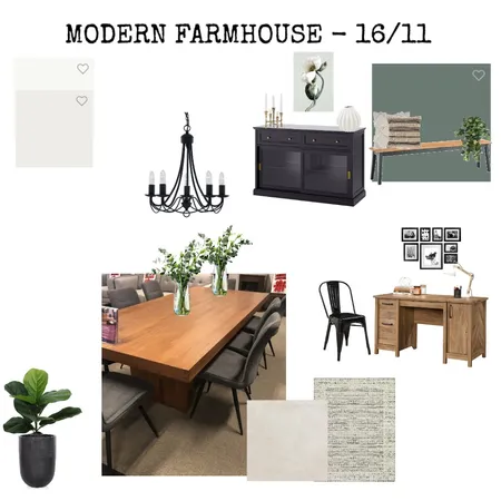 Modern Farmhouse Interior Design Mood Board by Organised Design by Carla on Style Sourcebook