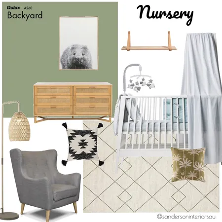 Baby Sanderson Nursery Interior Design Mood Board by Sanderson Interiors AU on Style Sourcebook