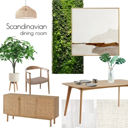 Scandinavian Dining Room Interior Design Mood Board by jfhickey on Style Sourcebook