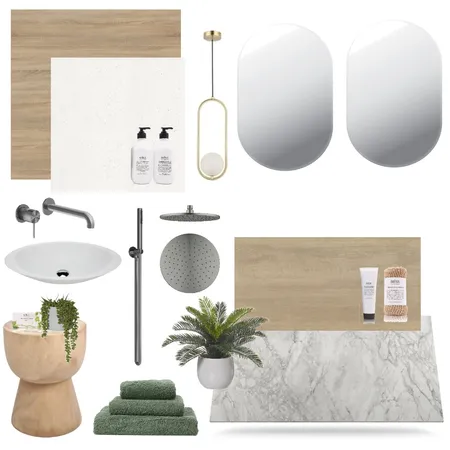 Unique construction ensuite Interior Design Mood Board by Thediydecorator on Style Sourcebook