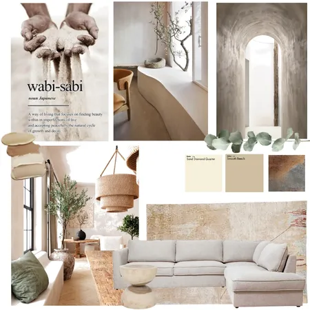 Wabi Sabi Interior Design Mood Board by Gaia Interior Design on Style Sourcebook