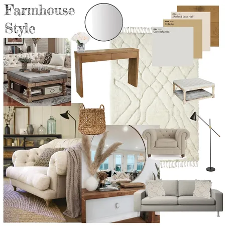 Farmhouse Living Interior Design Mood Board by rachweaver21 on Style Sourcebook