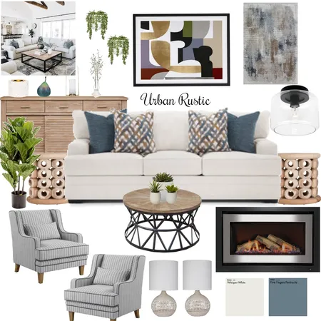 Urban Rustic Interior Design Mood Board by Krys_H on Style Sourcebook