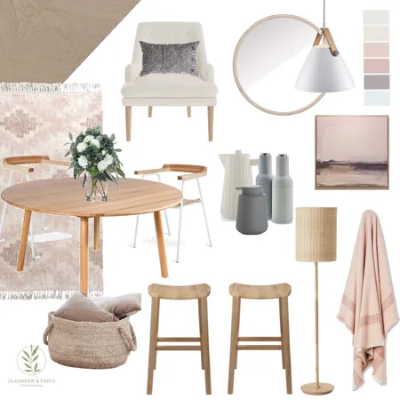 Scandi dining Interior Design Mood Board by Oleander & Finch Interiors on Style Sourcebook