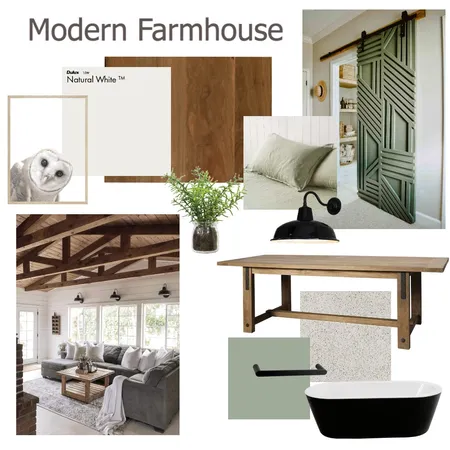 Modern Farmhouse Interior Design Mood Board by Studio Alyza on Style Sourcebook