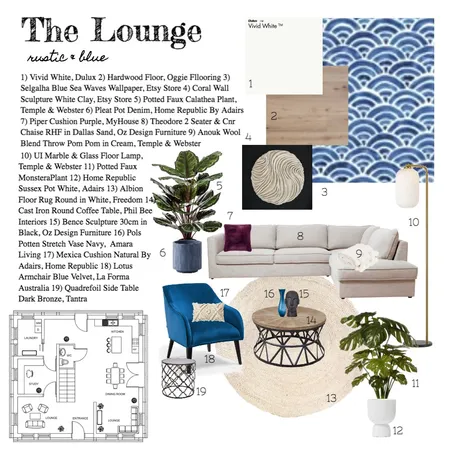 Lounge Interior Design Mood Board by KenyahLee on Style Sourcebook