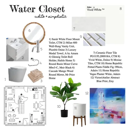 WC Interior Design Mood Board by KenyahLee on Style Sourcebook