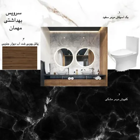 washroom 1 Interior Design Mood Board by sepi_fd on Style Sourcebook
