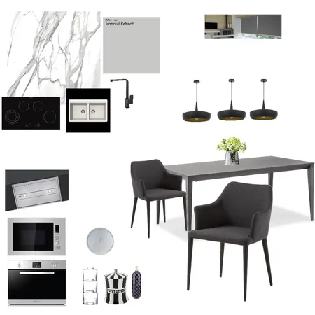 Dinning room and kitchen Interior Design Mood Board by Paula Moreira on Style Sourcebook