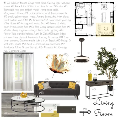 Living room #1 Interior Design Mood Board by Annalei May Designs on Style Sourcebook