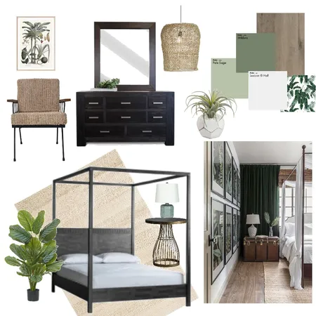 Tropical Bedroom Interior Design Mood Board by phoeberose on Style Sourcebook