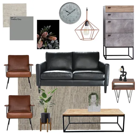 Industrial Living Interior Design Mood Board by Ahysampv on Style Sourcebook