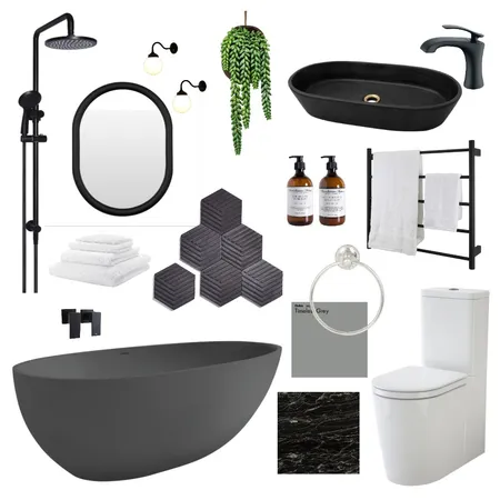 Industrial Bath Interior Design Mood Board by Ahysampv on Style Sourcebook