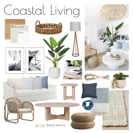 Coastal Living Interior Design Mood Board by Merce Walsh Interiors on Style Sourcebook
