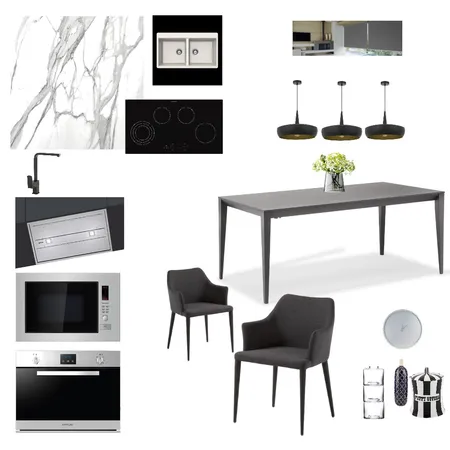 Dinning room and kitchen Interior Design Mood Board by Paula Moreira on Style Sourcebook