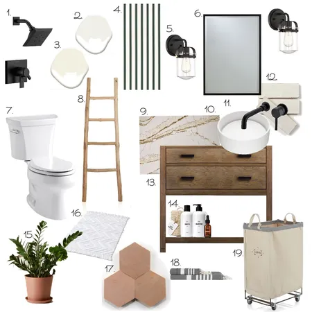Terracotta - Bathroom Interior Design Mood Board by carol.m on Style Sourcebook
