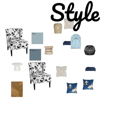 blue room Interior Design Mood Board by inbar on Style Sourcebook