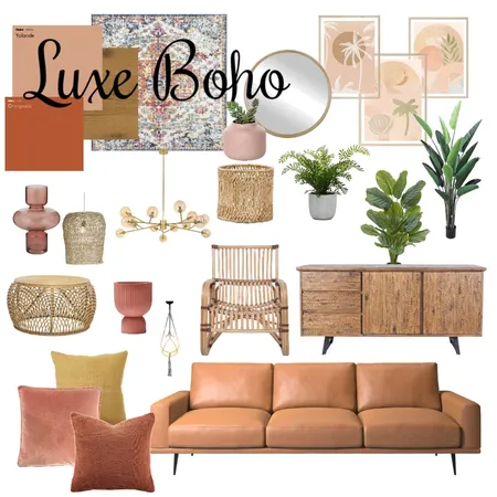 Boho Chic Interior Design Mood Board by doddja on Style Sourcebook