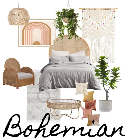 bohemian Interior Design Mood Board by Taylah.Design on Style Sourcebook
