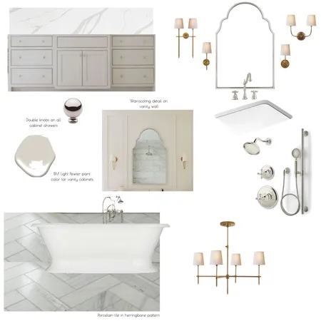 Townsend Master Bath Interior Design Mood Board by Payton on Style Sourcebook