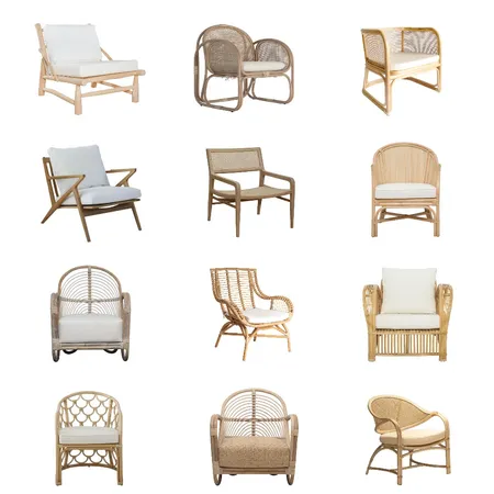 Natural armchairs Interior Design Mood Board by JustineHill on Style Sourcebook