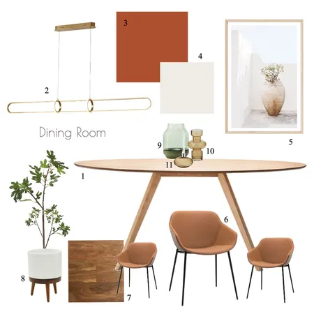 Dining Room Interior Design Mood Board by Jade Oasis Designs on Style Sourcebook