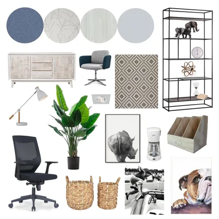 Adele Home Office Interior Design Mood Board by cassidybarwell on Style Sourcebook