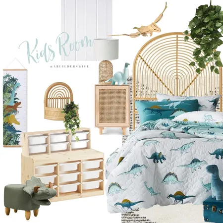 Dinosaur Room Interior Design Mood Board by A Builders Wife on Style Sourcebook