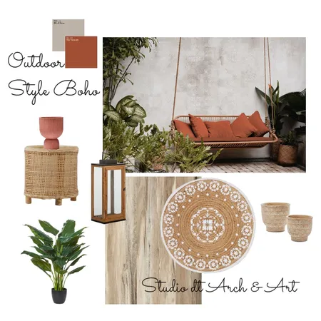 Garden Boho Interior Design Mood Board by Diana Tomasich on Style Sourcebook