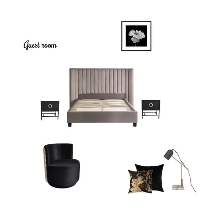 ACHOLS GUEST BEDROOM final Interior Design Mood Board by Jennypark on Style Sourcebook