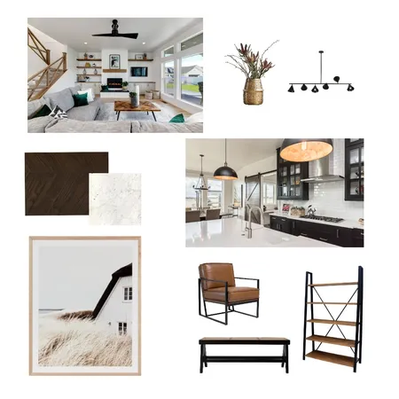 Modern Farmhouse Interior Design Mood Board by Cassie on Style Sourcebook