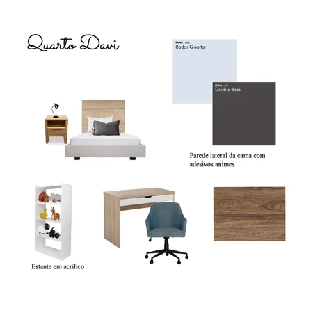 Quarto doDavi Interior Design Mood Board by FICODesign on Style Sourcebook