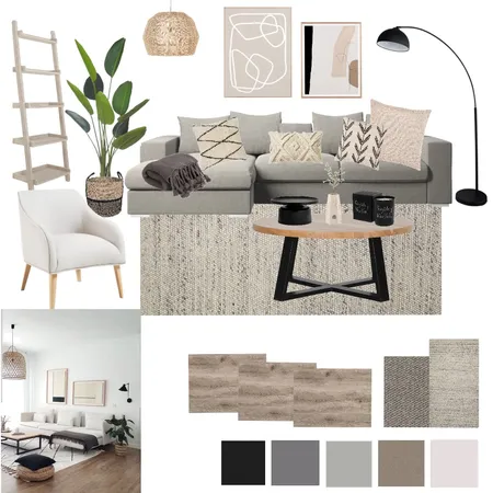 Modern Scandi Living Room Interior Design Mood Board by carissamariz on Style Sourcebook