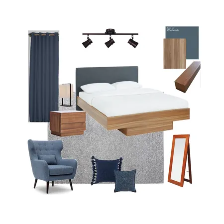 Contemporary Bedroom Interior Design Mood Board by Brayan on Style Sourcebook