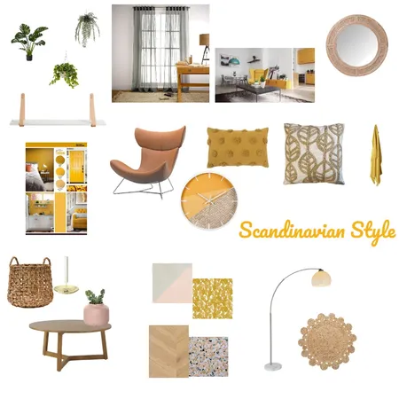 Scandinavian - mustard IDI moodboard Interior Design Mood Board by perlin on Style Sourcebook