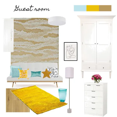 guest room Interior Design Mood Board by Bea Kala on Style Sourcebook