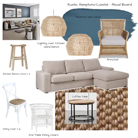 Rustic Hamptons/Coastal Interior Design Mood Board by Meadow Lane on Style Sourcebook