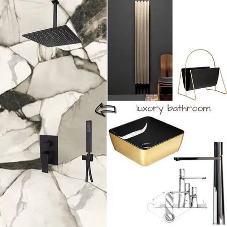 luxory bathroom Interior Design Mood Board by Mariagrazia Vitale on Style Sourcebook