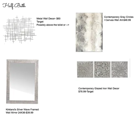 Half Bath Interior Design Mood Board by jennifercoomer on Style Sourcebook