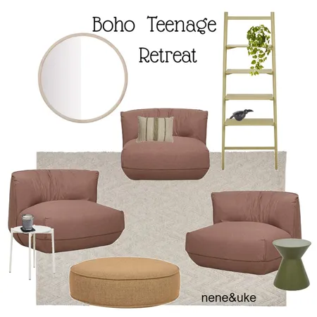 Boho Teenage Retreat Interior Design Mood Board by nene&uke on Style Sourcebook